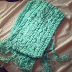 Mint green scarf