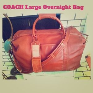 SOLD! Vintage COACH Overnight Bag- LARGE