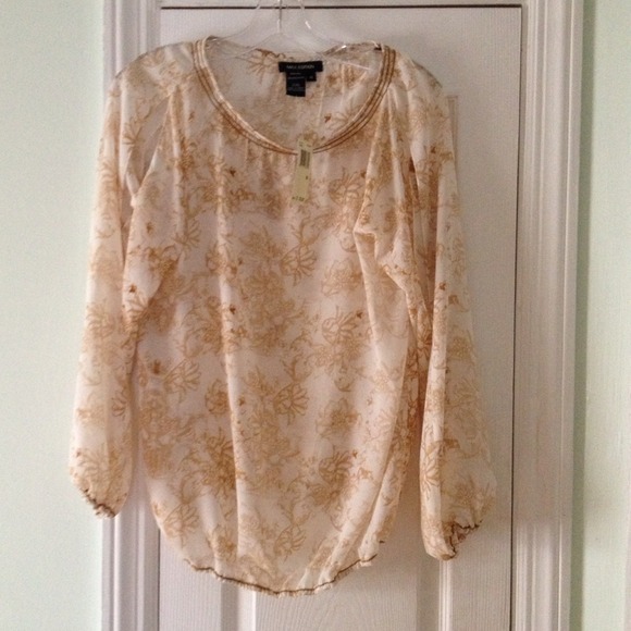 πHOST PICKπ Max cream & gold floral blouse - Picture 3 of 4