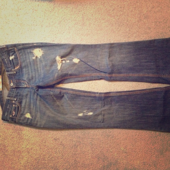 Dark wash, boot cut jeans