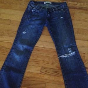 ** Sold**Distressed Emma A&F jeans