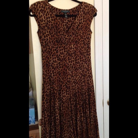 Animal print dress
