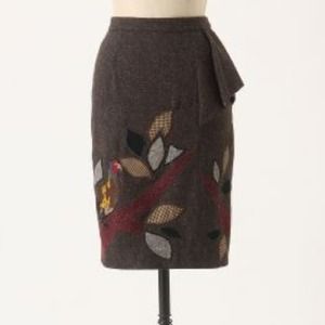 Anthropologie Bird Skirt