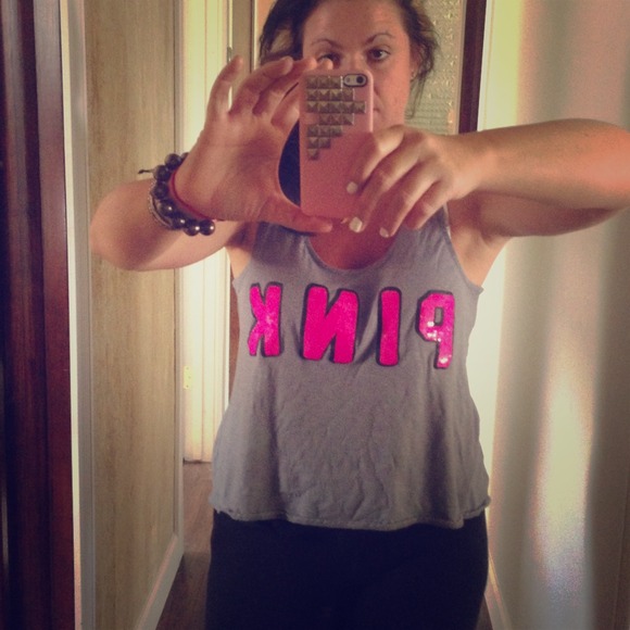 Pink tank top