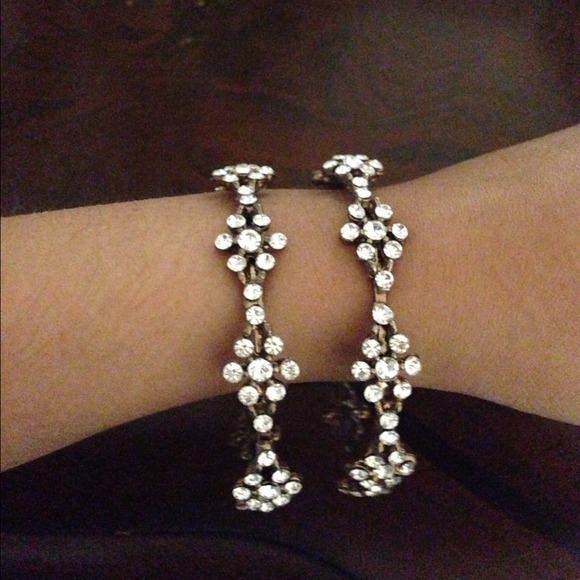 Daisy Rhinestone bangles