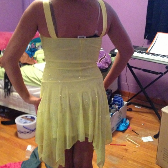 Yellow Homecoming Dress - Picture 3 of 4