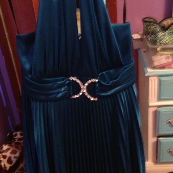 Blue Homecoming Dress - Picture 4 of 4