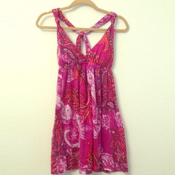 Bright print dress