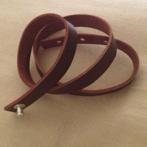 Faux Leather Wrap Bracelet