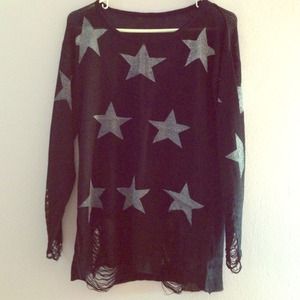 ✋RESERVED✋WILDFOX inspired Stars Sweater