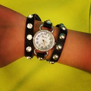 Black wrap around watch!