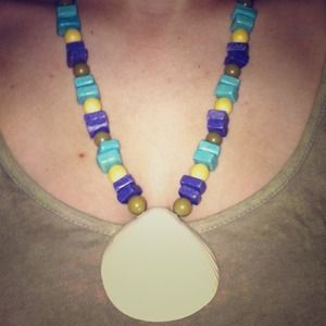 Vintage shell necklace Boho Look!