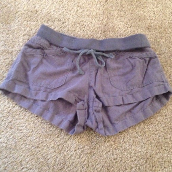Grayish blue shorts