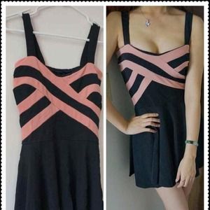 Beautiful black tight dress！