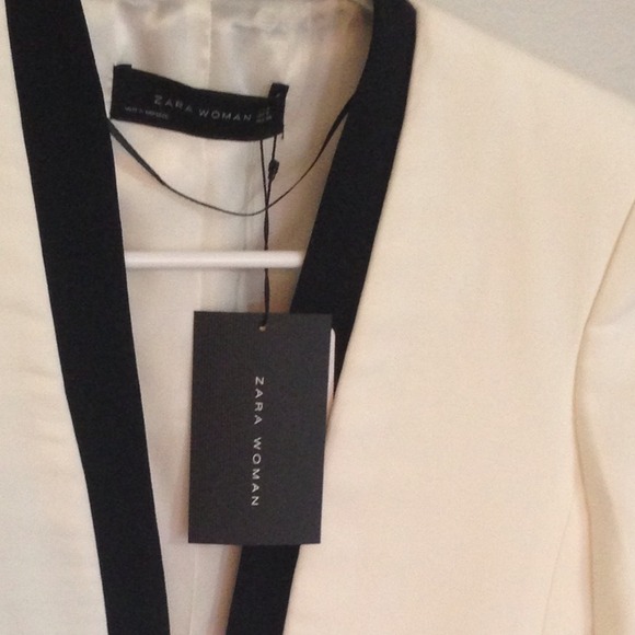 Zara contrast Blazer  SMALL New with tags - Picture 2 of 4