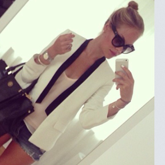 Zara contrast Blazer  SMALL New with tags - Picture 4 of 4