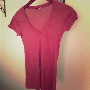 Urban Outfitters red boyfriend tee