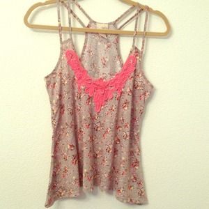 Cute floral tank
