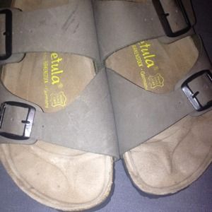 Very very gently used Birkenstocks...worn once!!!