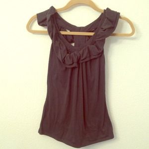 Dark green dress up tank