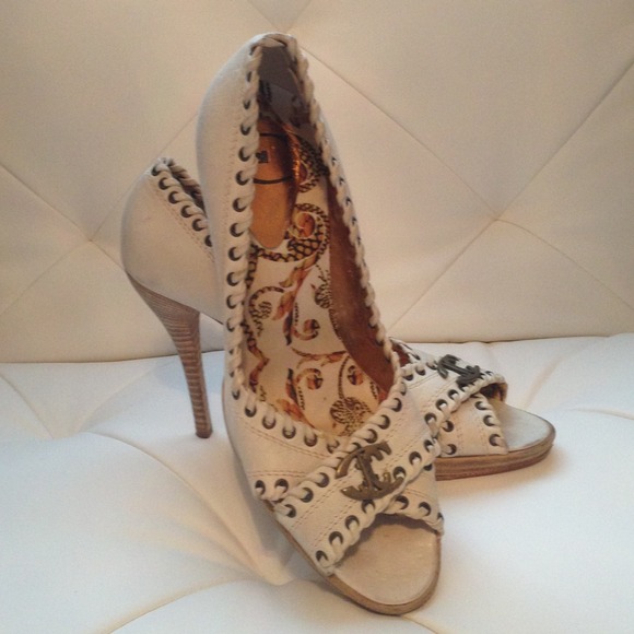 Just Cavalli nude sandals