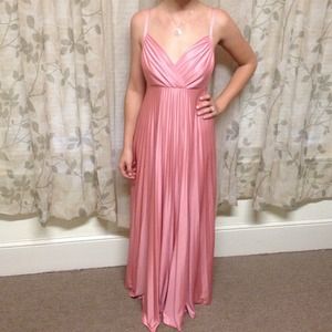 Vintage Salmon Colored event gown