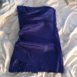Blue semi formal dress