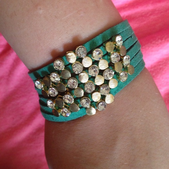 Teal cuff