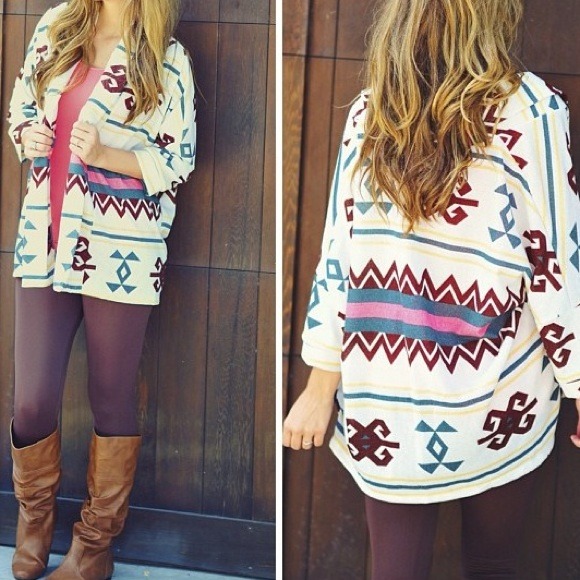 Tribal cardigan