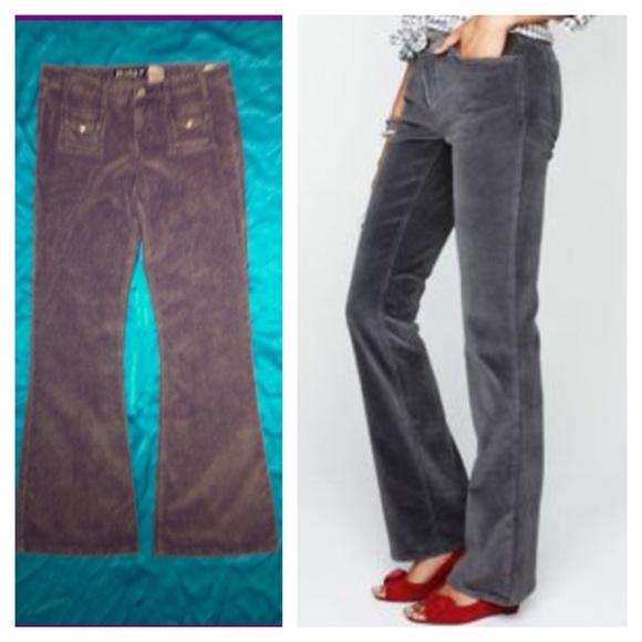 Mudd Denim - Grey corduroy boot cut flare jeans