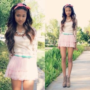 Pink polka dot headband