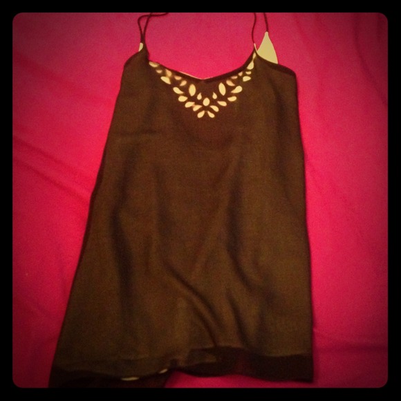 Adorable sheer backless dress in black and green.