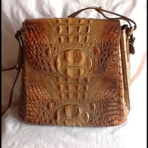 Faux crocodile purse
