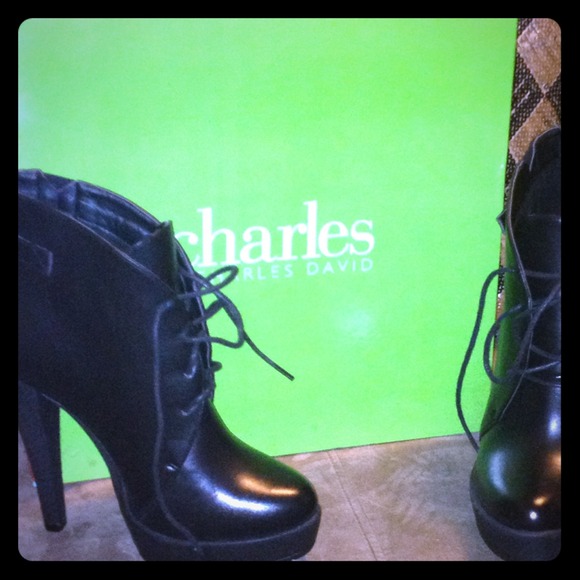 Charles David Laceup Bootie