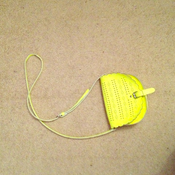 Neon green cross-body
