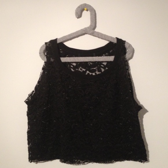 Lace crop top