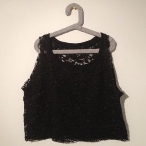 Lace crop top