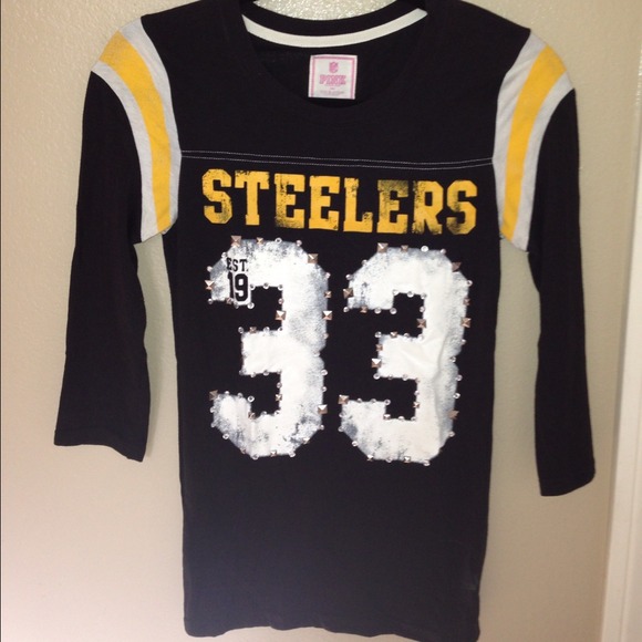 Victoria's Secret PINK Studded Steelers Shirt