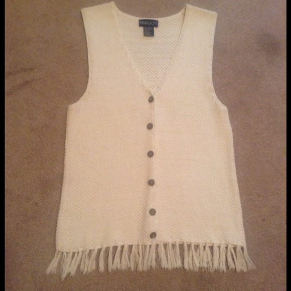 VINTAGE Fringed Sweater Vest 💞