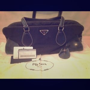 PRADA authentic handbag black doctor bag