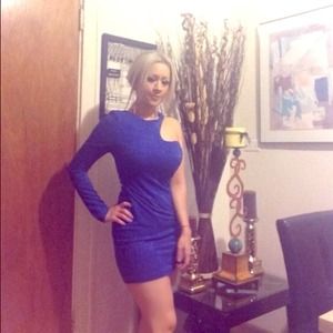 Arden b blue dress
