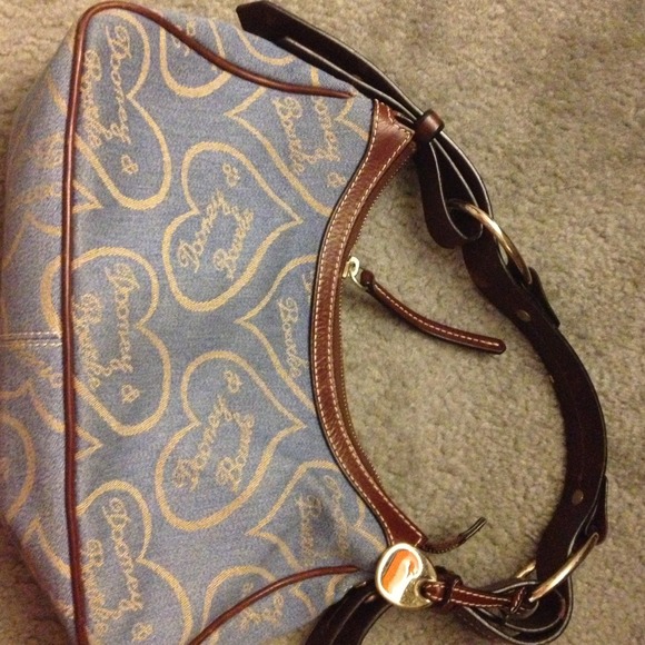 Authentic Dooney & Burke Purse with Wallet .