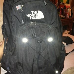 North Face book bag