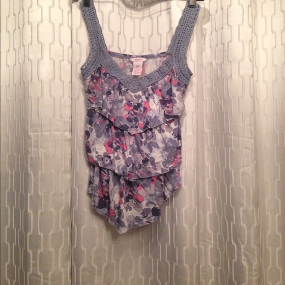 Candies floral layered Tank XS - Picture 3 of 3