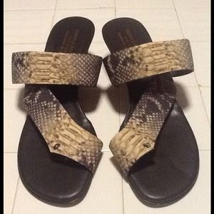 Donald Pliner Shoes | Summer Clearance Snakeskin Sandals | Poshmark