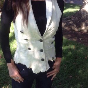 Leather Vest by Literature Noir