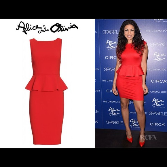 SOLD.  Alice & Olivia Peplum Dress
