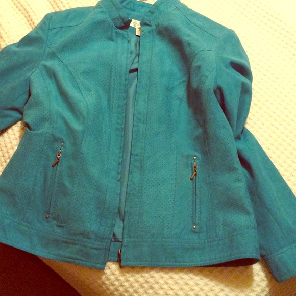 Conrad C. Teal jacket, size 12