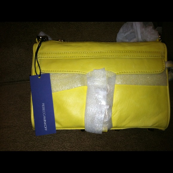 Rebecca Minkoff Mini MAC in Canary Yellow