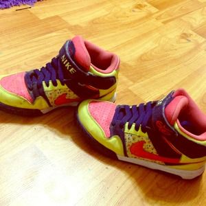 NikeiD Pink, Yellow and Purple with Floral.